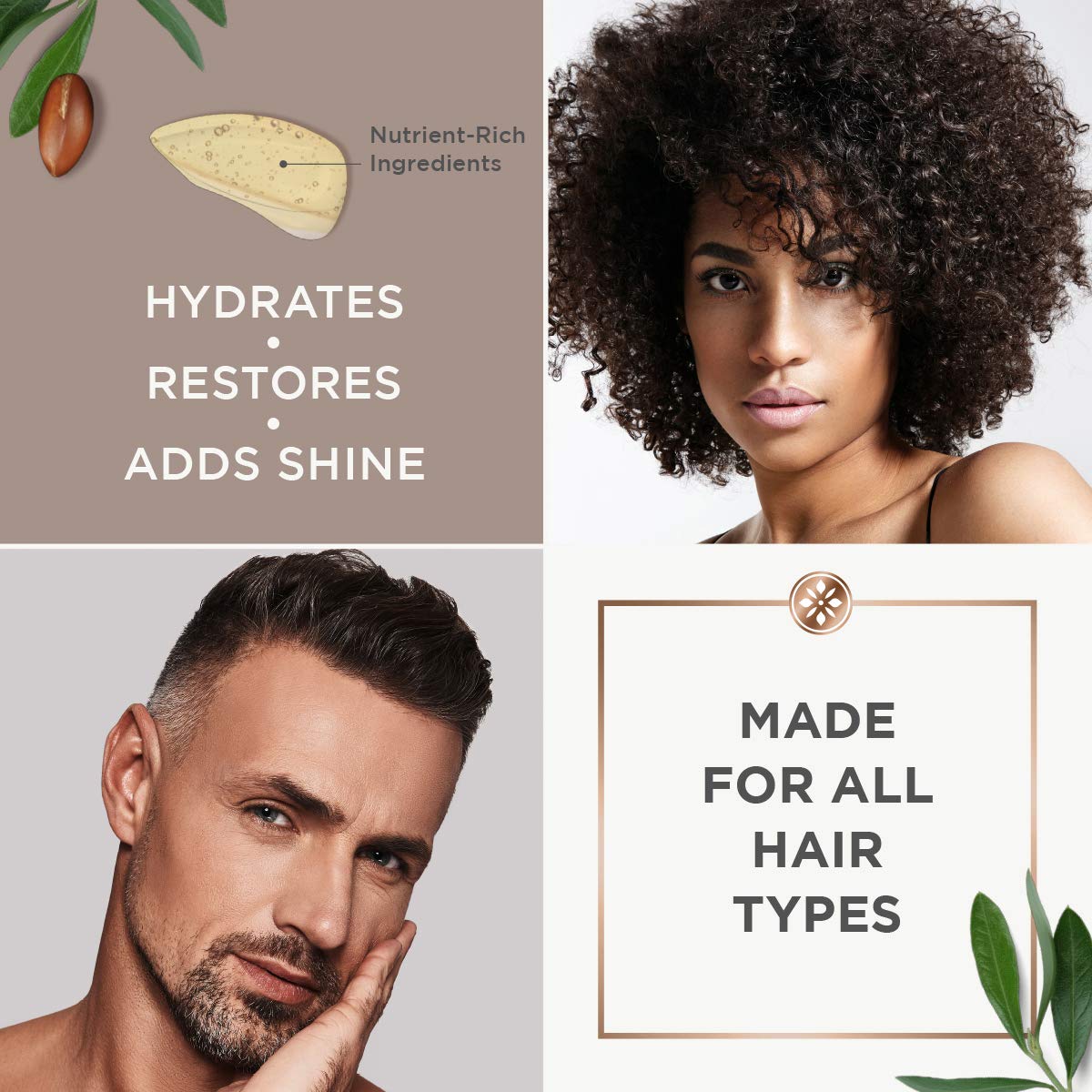 Argan Magic protection antioxydants: nutriments essentiels pour cheveux renforcés.