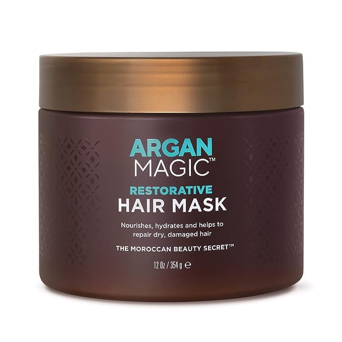 Argan Magic Restorative: gros plan sur l'huile d'argan et antioxydants nourrissants.