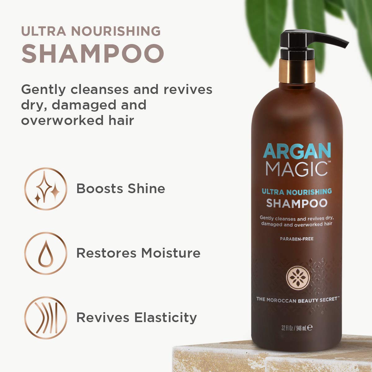 Cheveux lissés après lavage avec Argan Magic Shampoing
