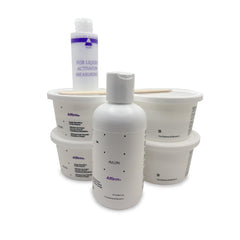 Application facile du kit relaxer argan pour cheveux lisses sans irritation.