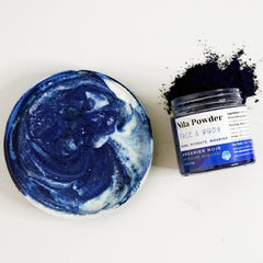 Arganier Noir Poudre Nila Bleue marocaine – masque rapide pour peau douce et nette.
