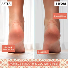 Argaviva gommage-pieds ergonomique, utilisation facile sous la douche