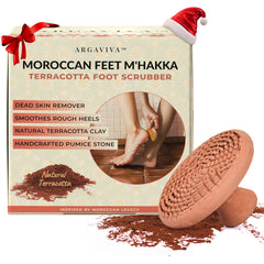 Argaviva pierre ponce naturelle en main, exfoliation douce des pieds