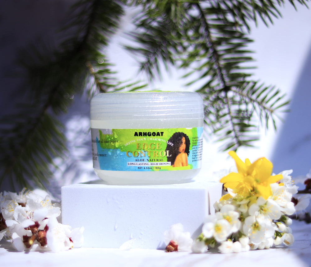 ARHGOAT Edge Control – adapté pour cheveux 1A à 4C et coiffures variées.