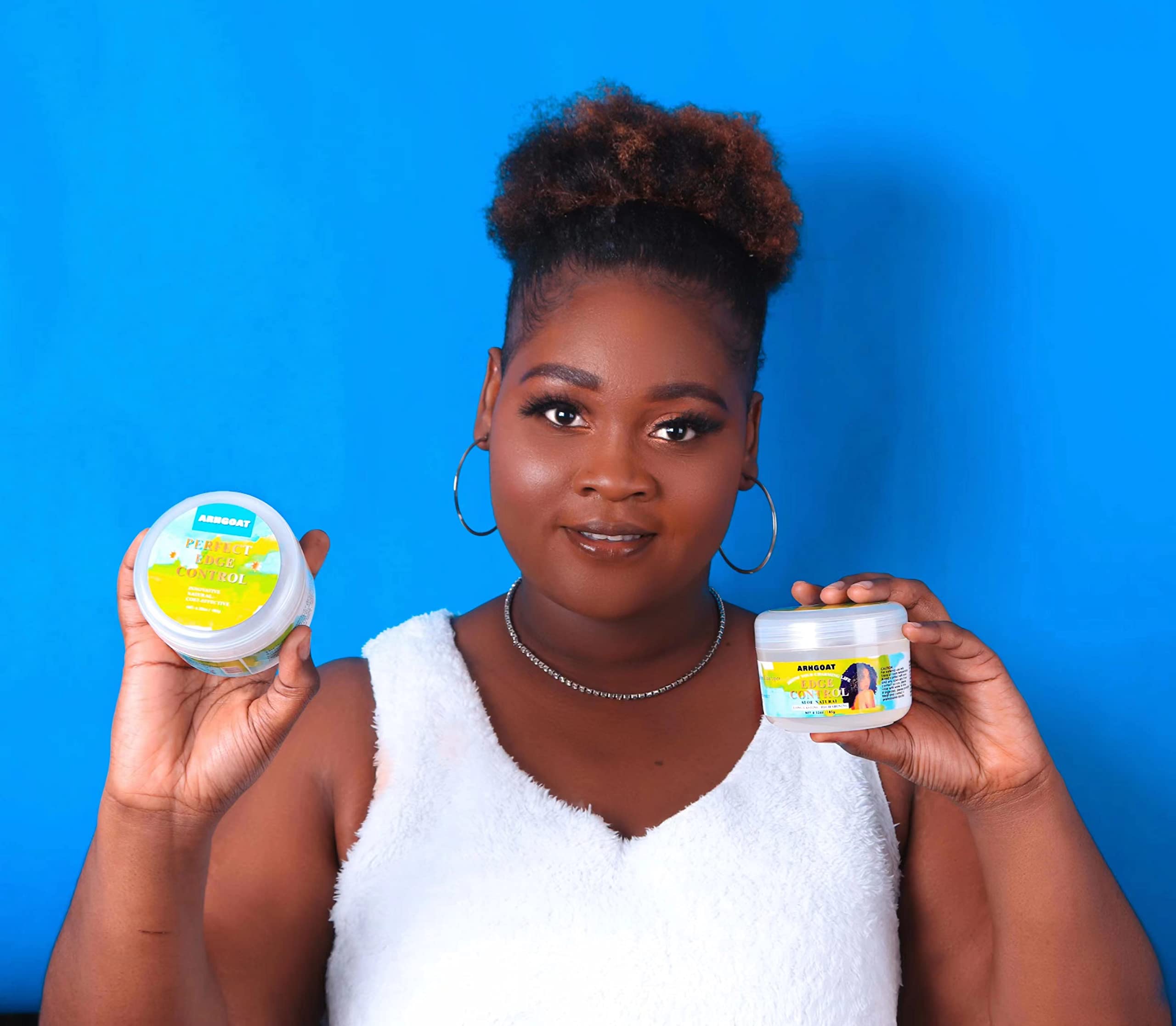 ARHGOAT Edge Control – compatible avec cheveux naturels et perruques.