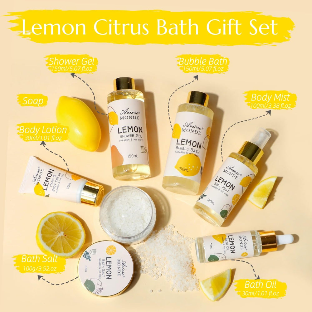 Bain mousse Citron ArioseMonde, bulles légères pour un moment détente