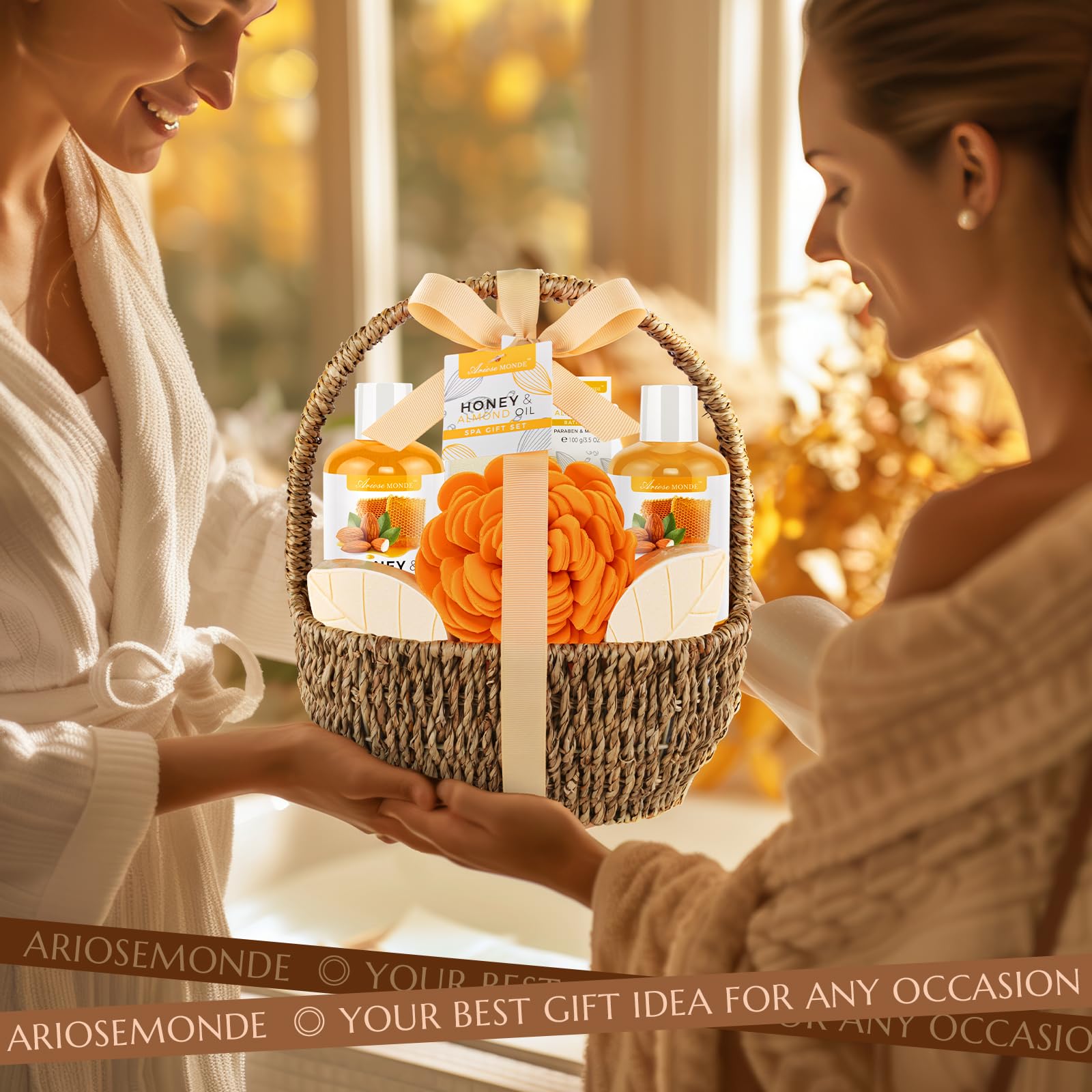 Coffret spa maison ArioseMonde, cadeau élégant pour des moments bien-être à domicile.
