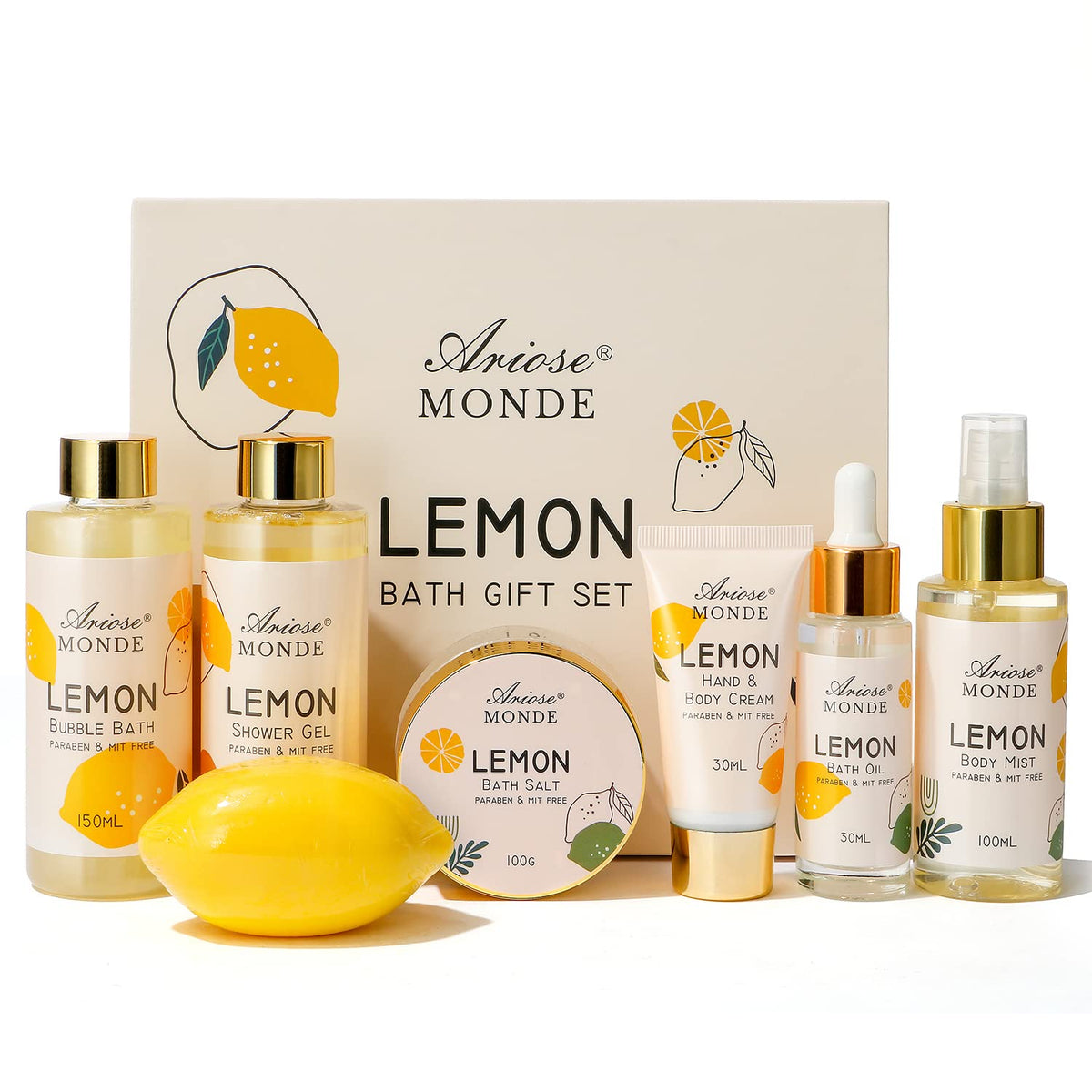 Gel douche Citron ArioseMonde, fraîcheur vivifiante pour la routine du matin
