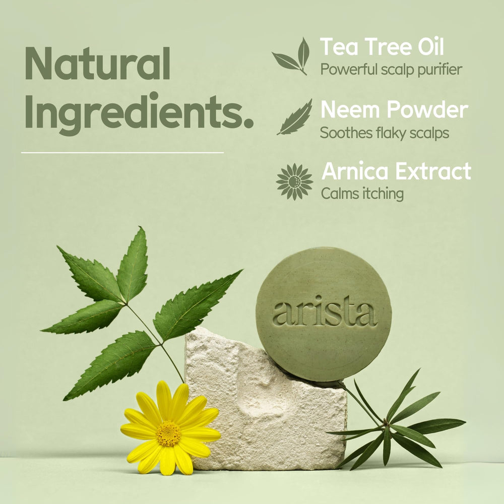 Arista ayurveda shampoing solide arnica : soin apaisant pour les irritations.