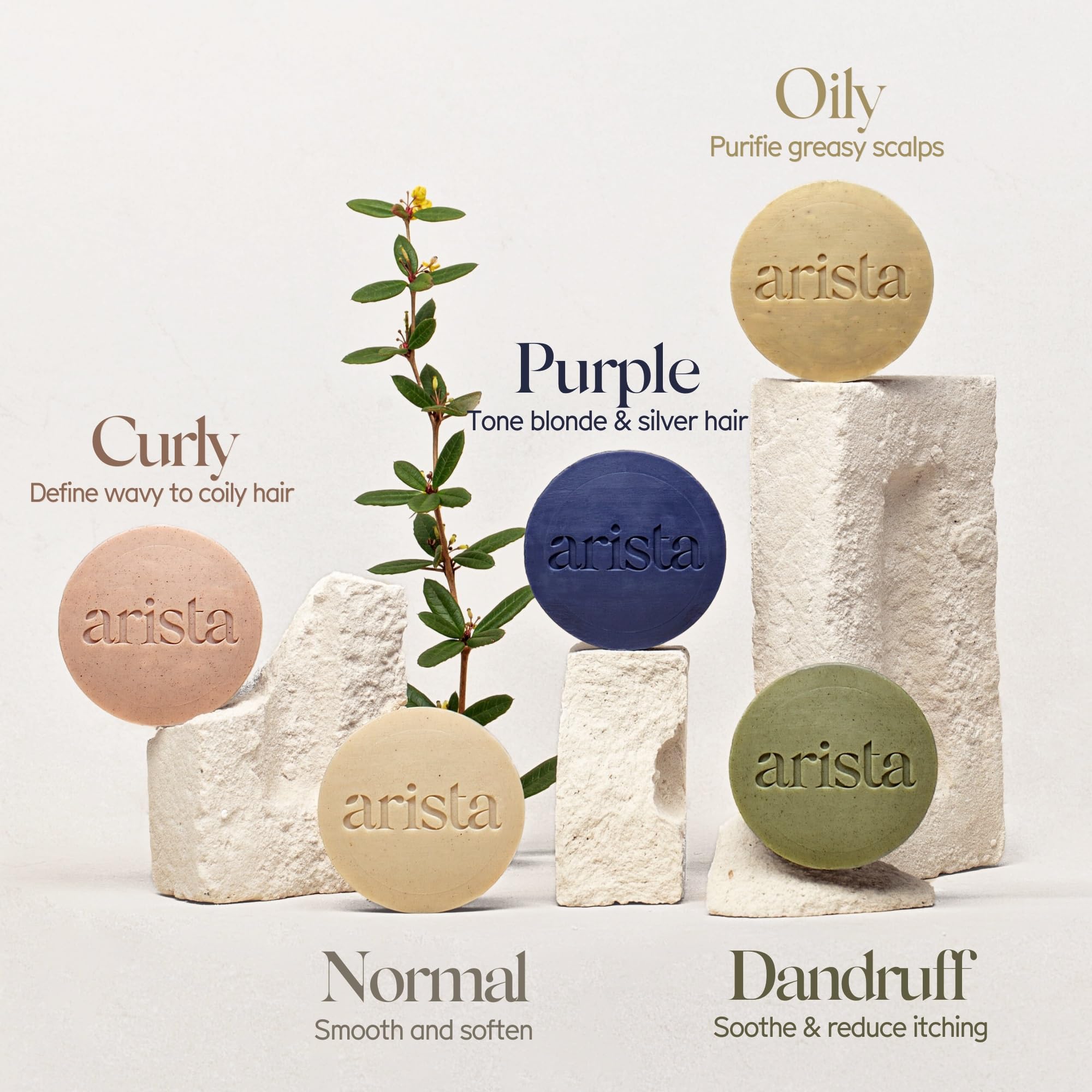 Arista ayurveda shampoing solide emballage végan : solution écologique et pratique.