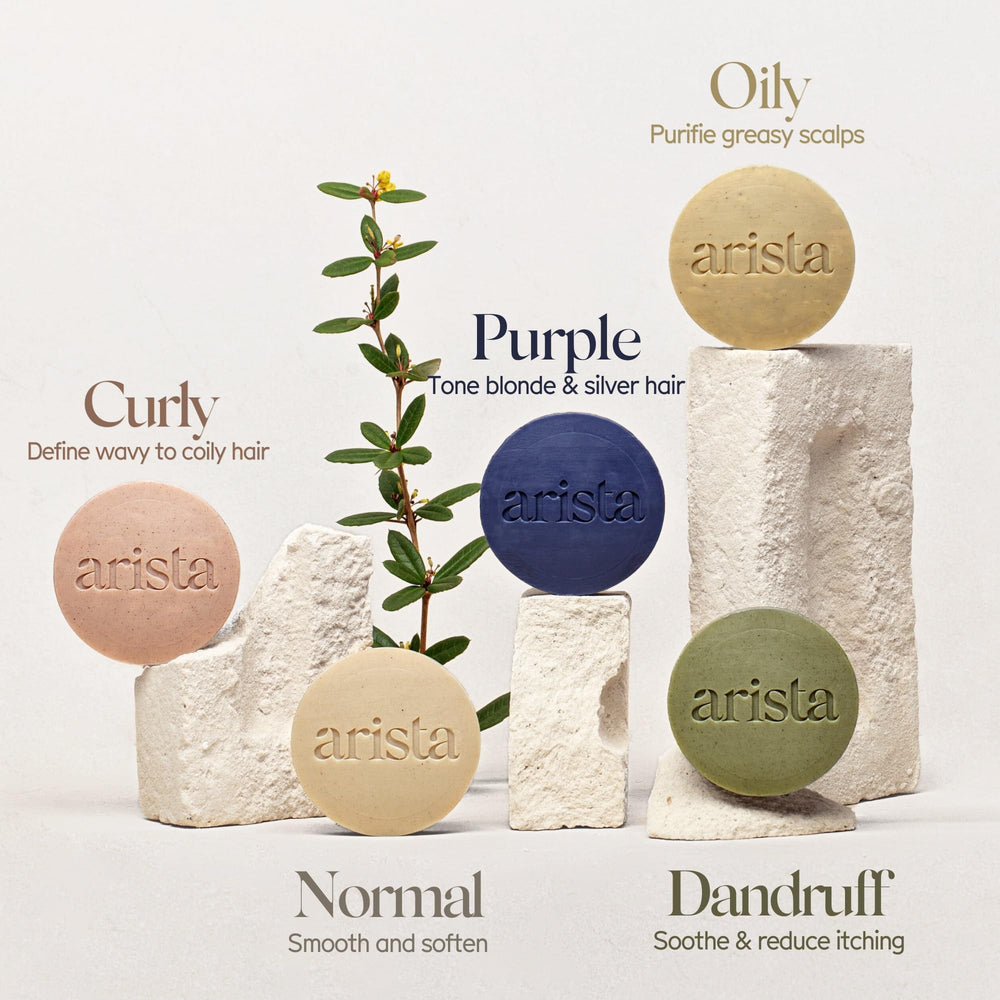 Arista ayurveda shampoing solide emballage végan : solution écologique et pratique.