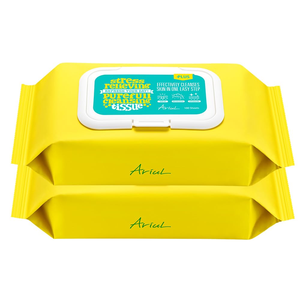Lingettes Ariul Purefull pour démaquillage rapide et hydratation douce.