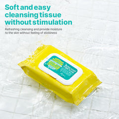 Démaquillage efficace sans résidu grâce aux lingettes Ariul Purefull.
