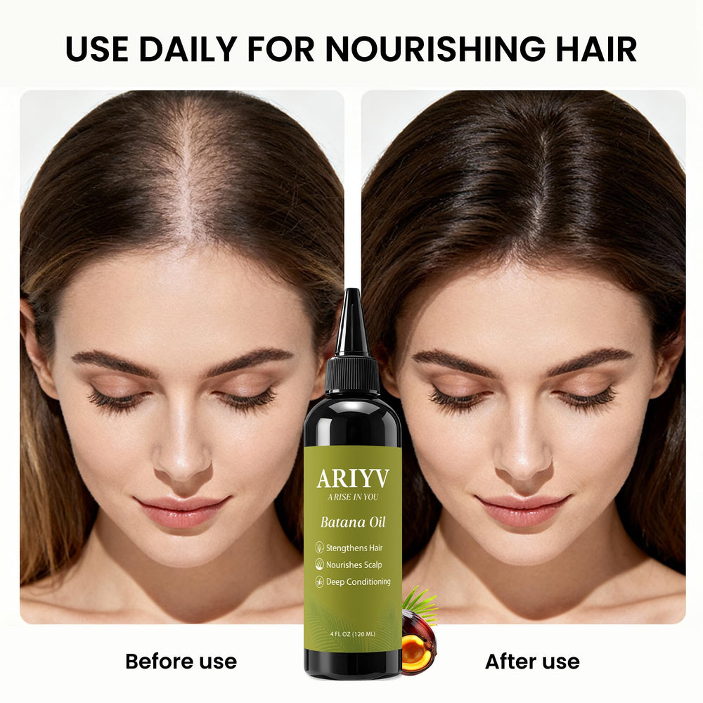 Ariyv Batana Oil – adapté à tous types de cheveux.