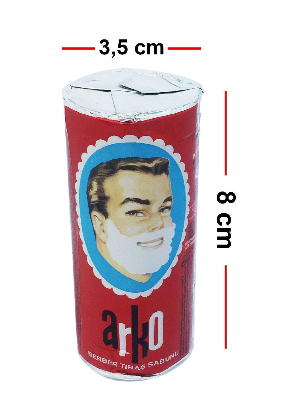 Routine quotidienne de rasage facilitée par le savon Arko Men.