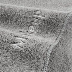Arkwright serviette démaquillante microfibre peluche gris – usage visage