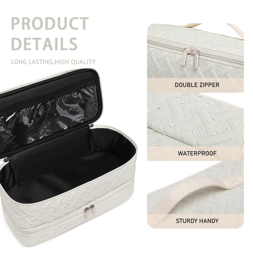 ARLMEGOR poche zippée supérieure pour accessoires, organisation rapide en voyage.