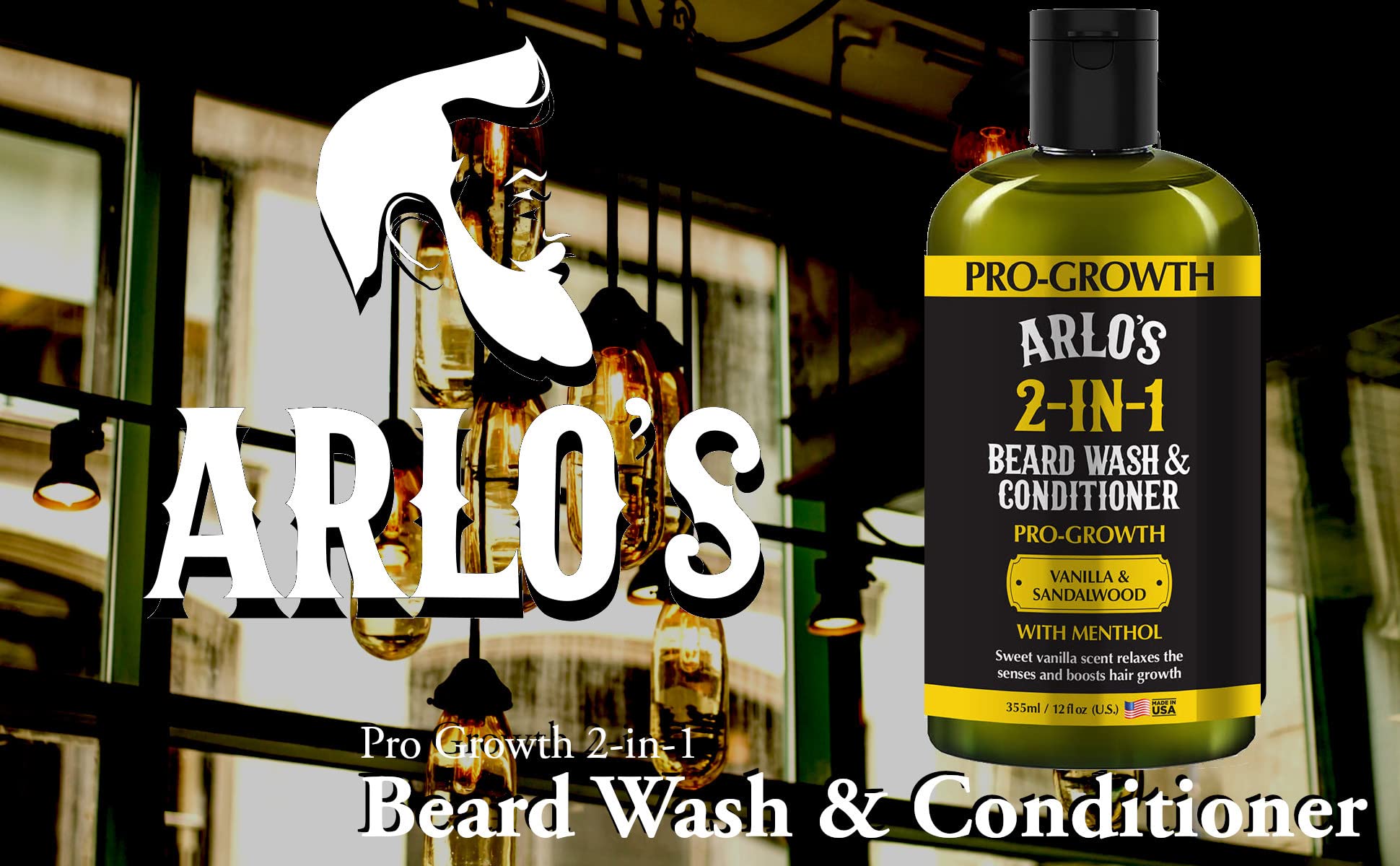 Arlo's Pro-Growth parfum vanille-santal pour une expérience sensorielle agréable.