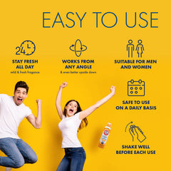 Arm & Hammer application matinale facile, pratique pour prévenir la transpiration.