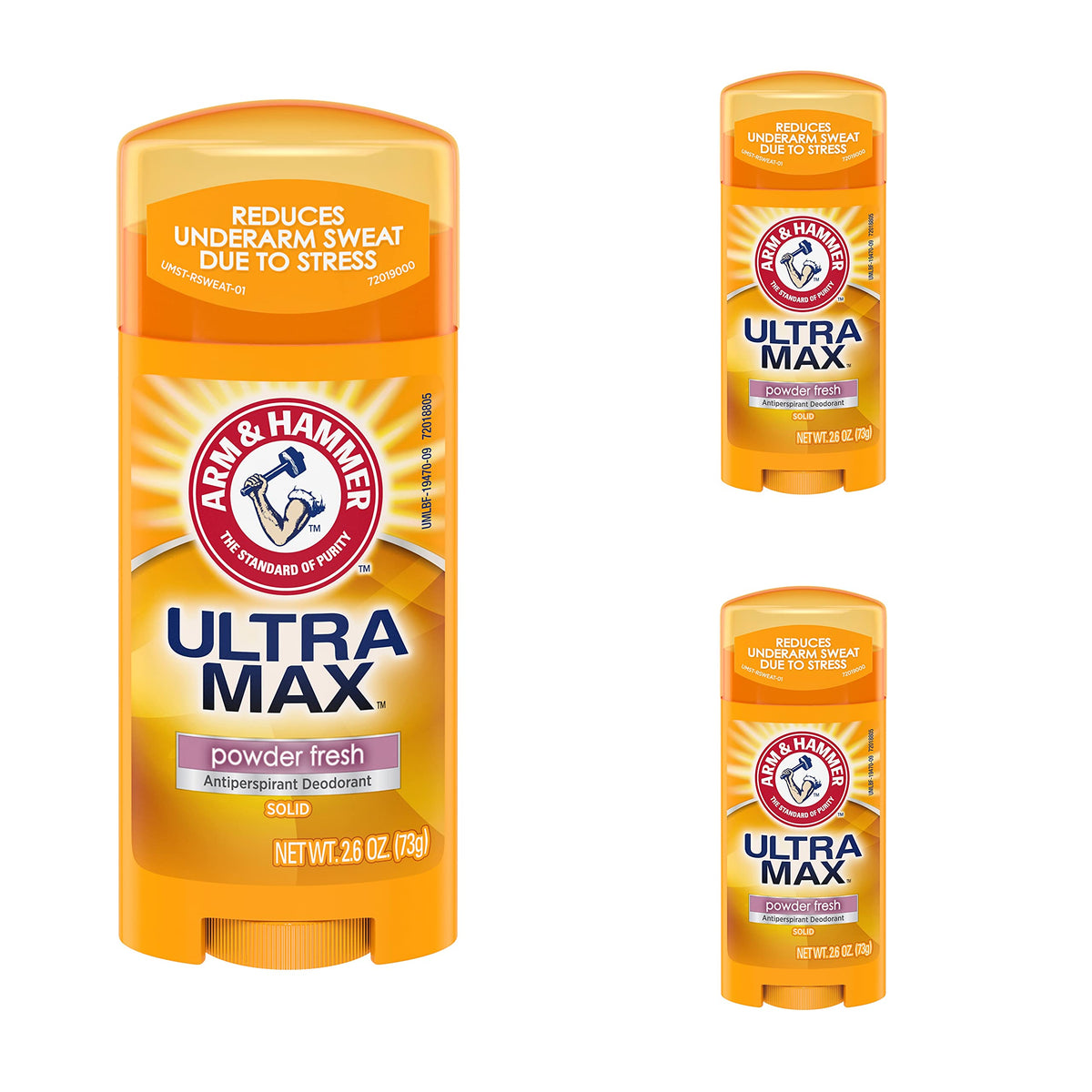 Arm & Hammer déodorant solide oval poudre fraîche pour une fraîcheur durable