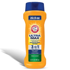 Arm & Hammer Essentials Homme – bouteille fraîche montrant l'usage 3-en-1 pratique
