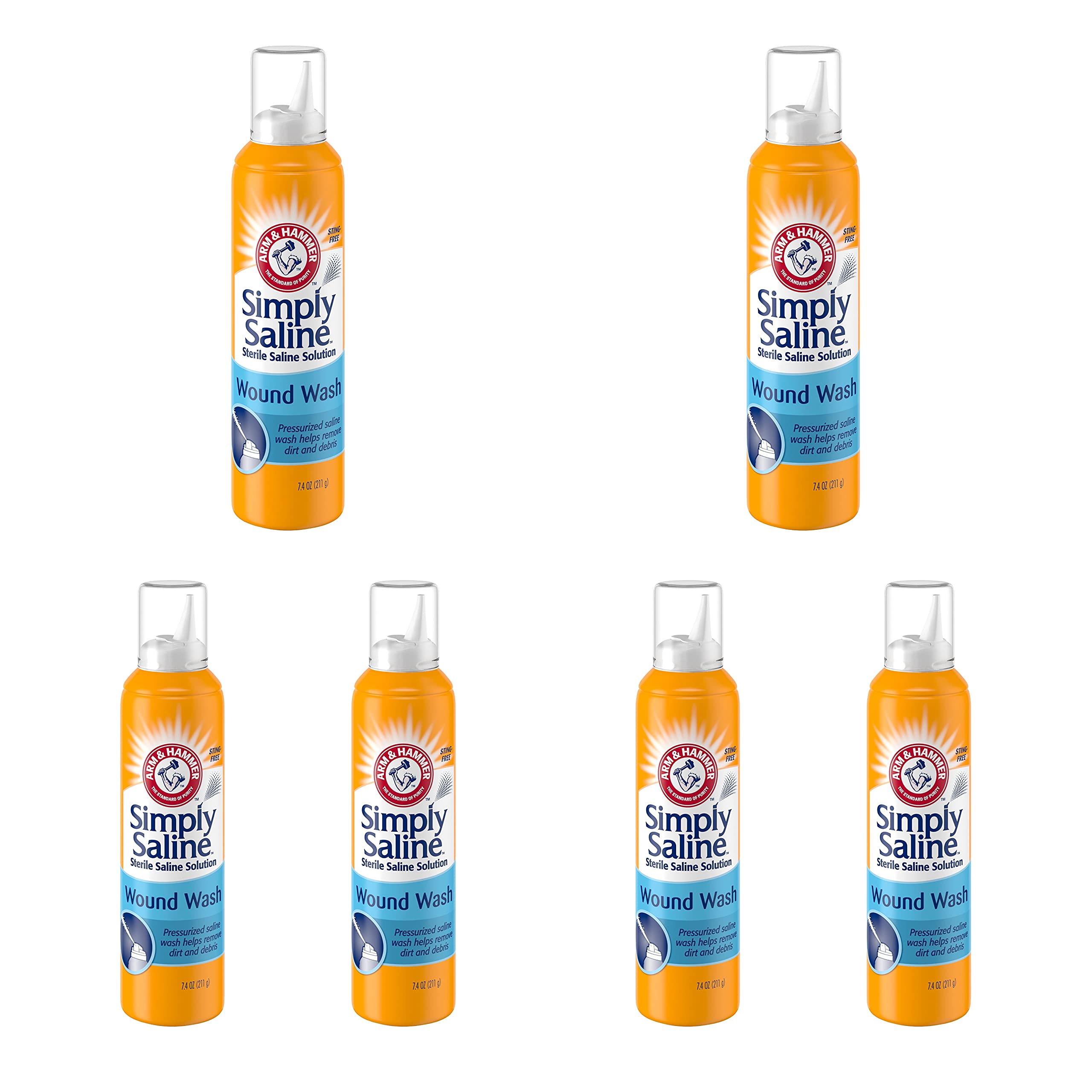 Arm et Hammer Simply Saline pulvérisation continue pour nettoyer les plaies en douceur