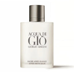 Armani Beauty Acqua di Gio après-rasage balm, bouteille 100 ml et hydratation rapide.