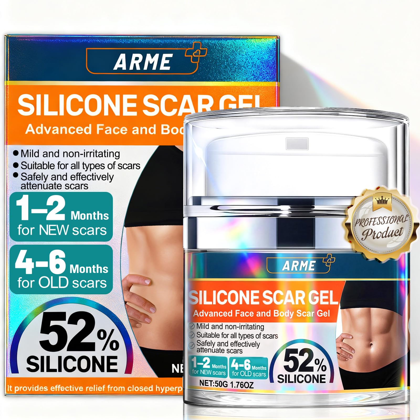 Arme Gel Silicone pompe hygienique, application propre et precise