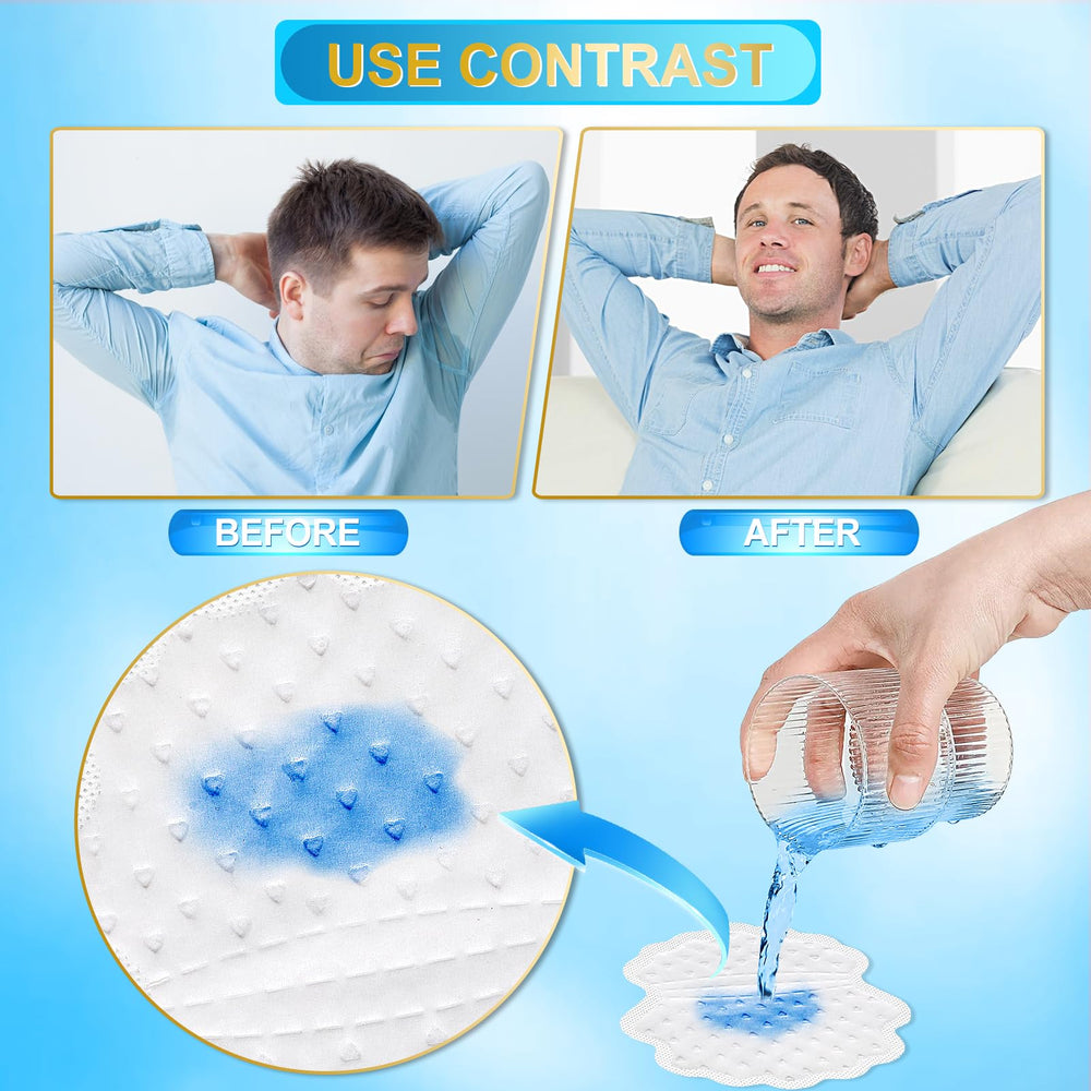 Tampons Arme sous-bras adhésif ferme garantissant une tenue fiable.