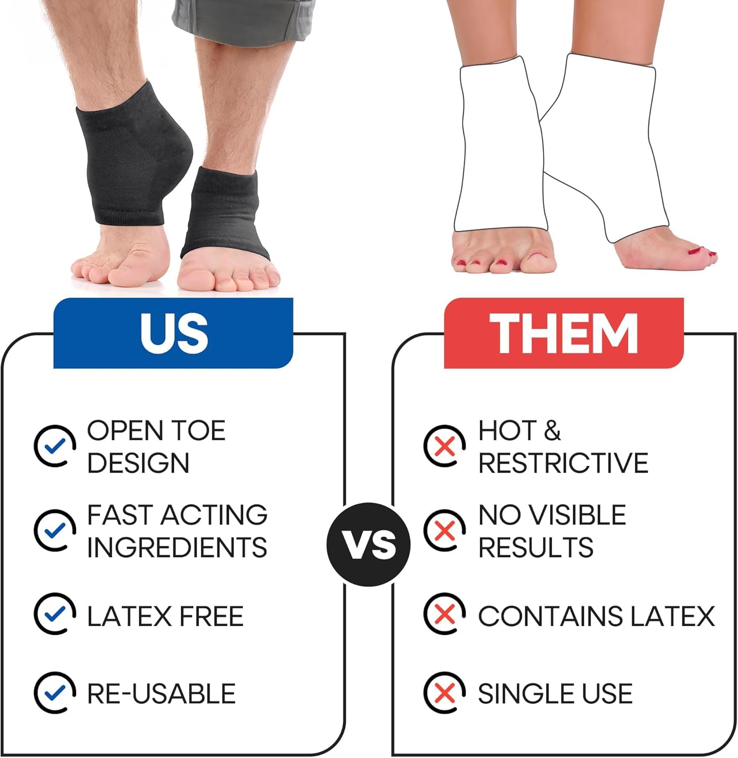 Armstrong America chaussettes douces et respirantes pour pieds secs.