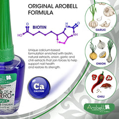 Durcisseur AROBELL fer — teinte naturelle pour un look soigné.