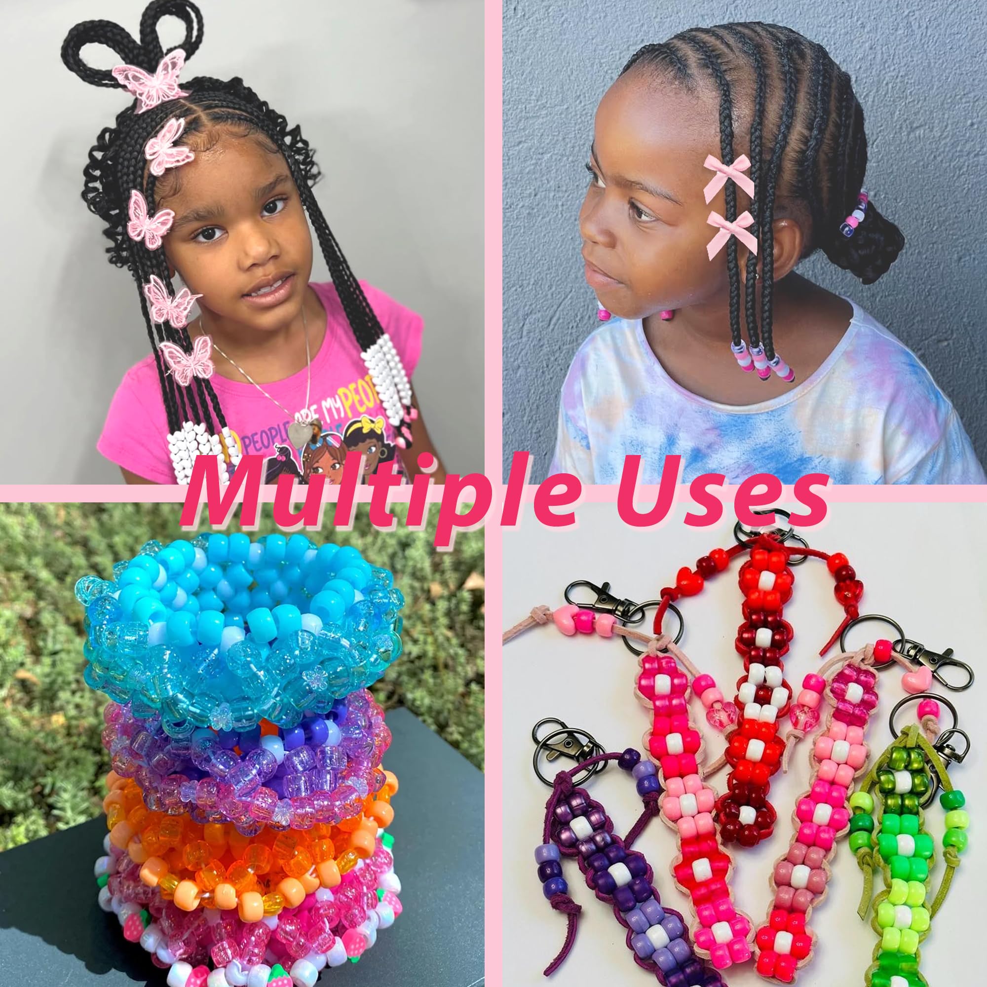 AROCOOY accessoire cheveux rose pour usage quotidien