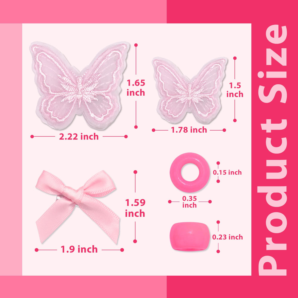 AROCOOY bijou cheveux rose, décor subtil pour dreadlocks