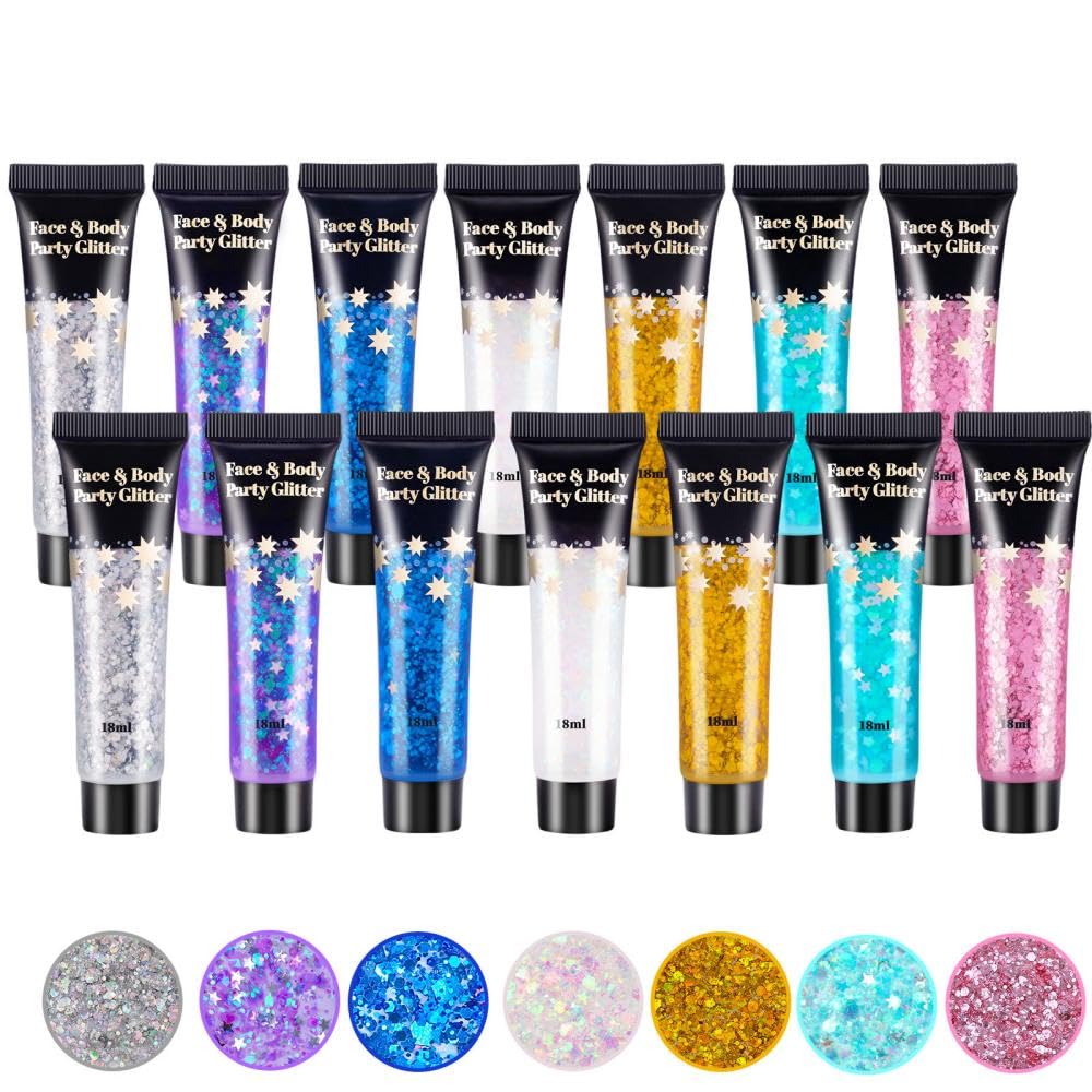 AROIC gel brillant pour corps sirène, éclat irisé pour un look féerique.