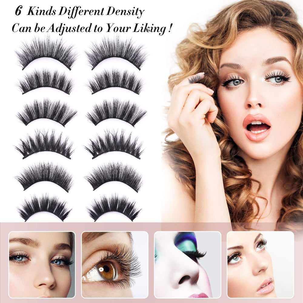 AROIC cils volume 3D 6D doux et pelucheux pour un effet dramatique
