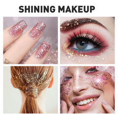 AROIC gel paillettes maquillage visage brillance durable.
