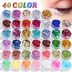 AROIC paillettes corps 40 coloris pour un éclat lumineux sur la peau.