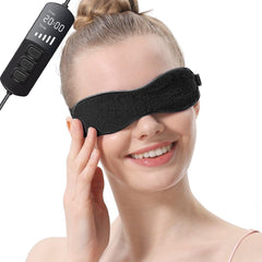 Masque Aroma Season pour yeux chauffants avec graines de lin offrant confort doux.