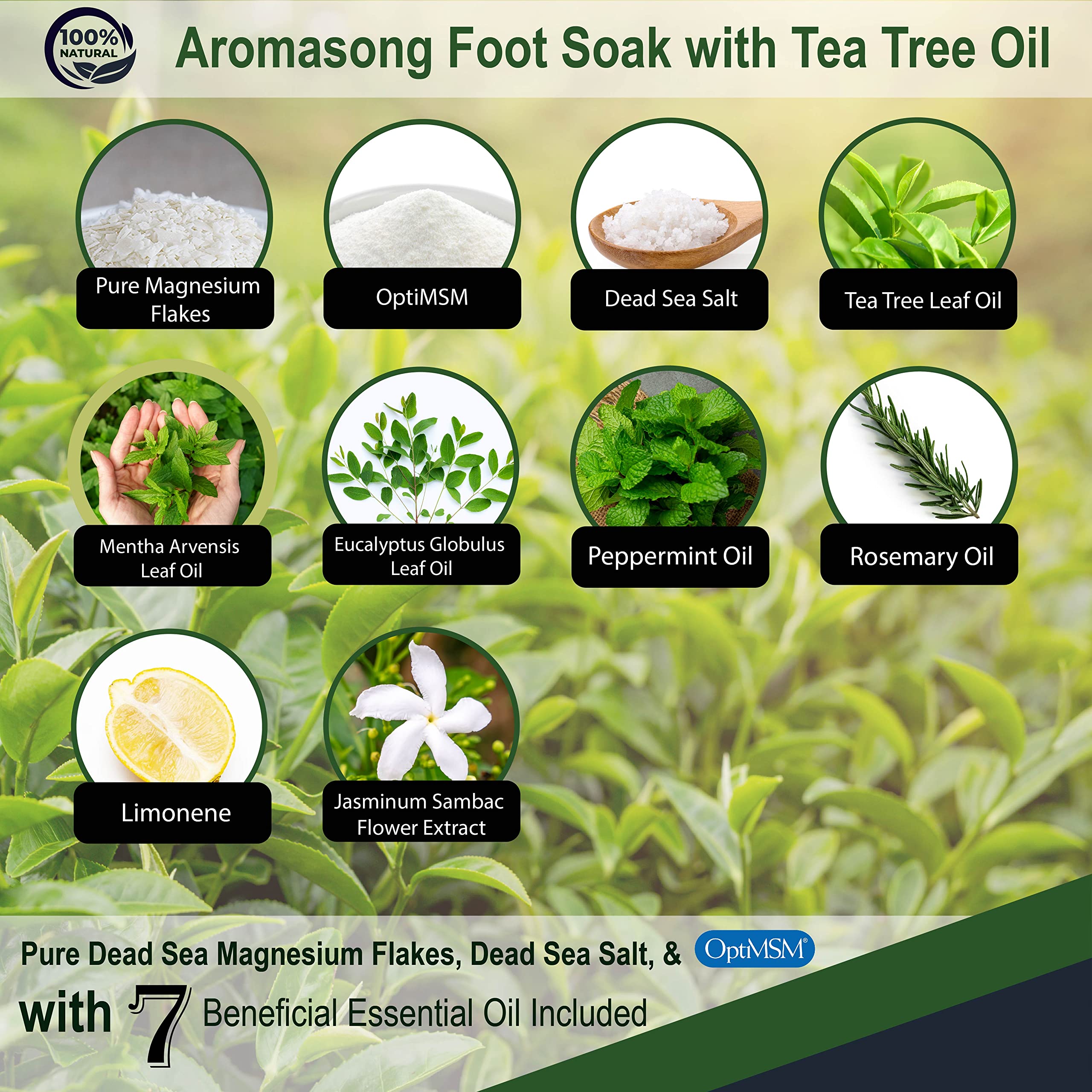 Aromasong bain-pieds apres-sport: idéal après l’effort.