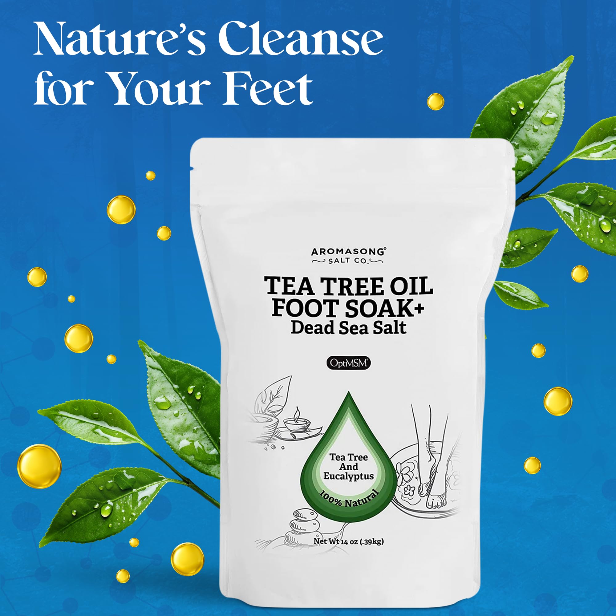 Aromasong bain-pieds assouplissant-peau: peau plus douce.