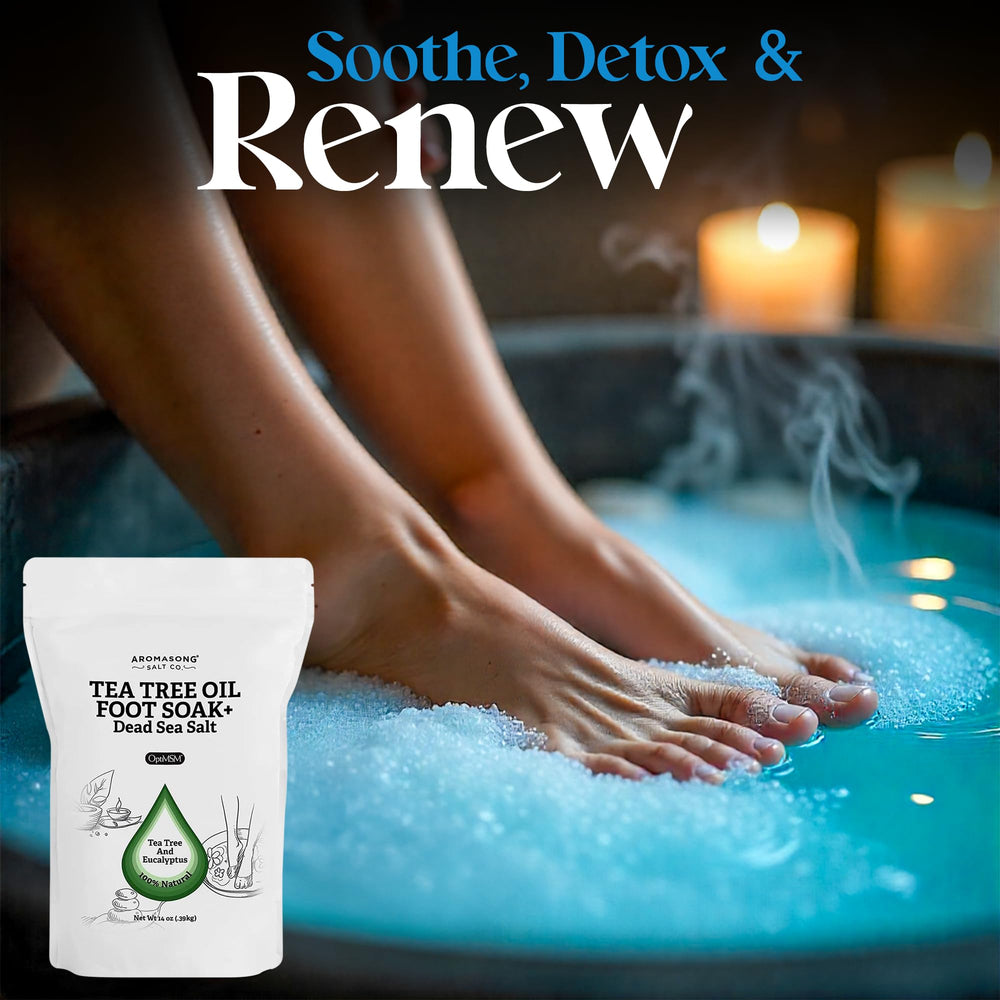 Aromasong bain-pieds emballage-variable: expérience inchangée grâce au conditionnement.