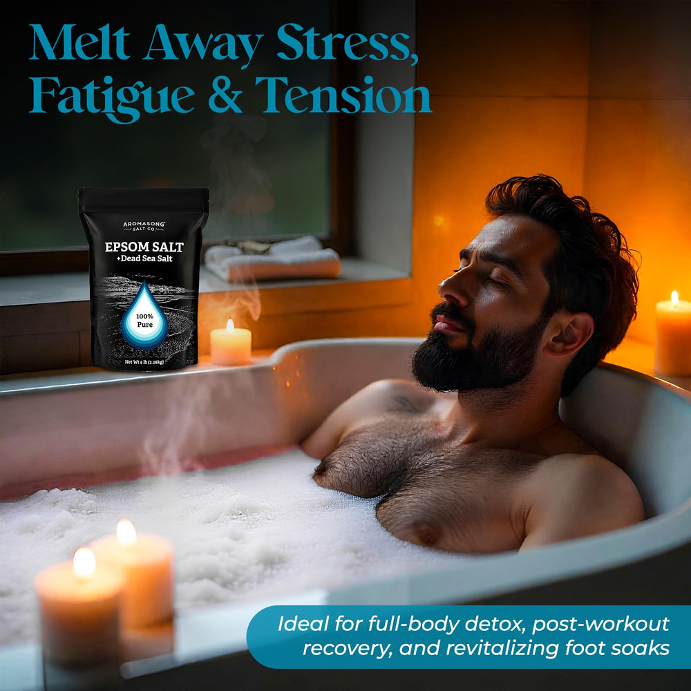 Aromasong Sel Epsom et Sel Mer Morte – hydratation et douceur de la peau