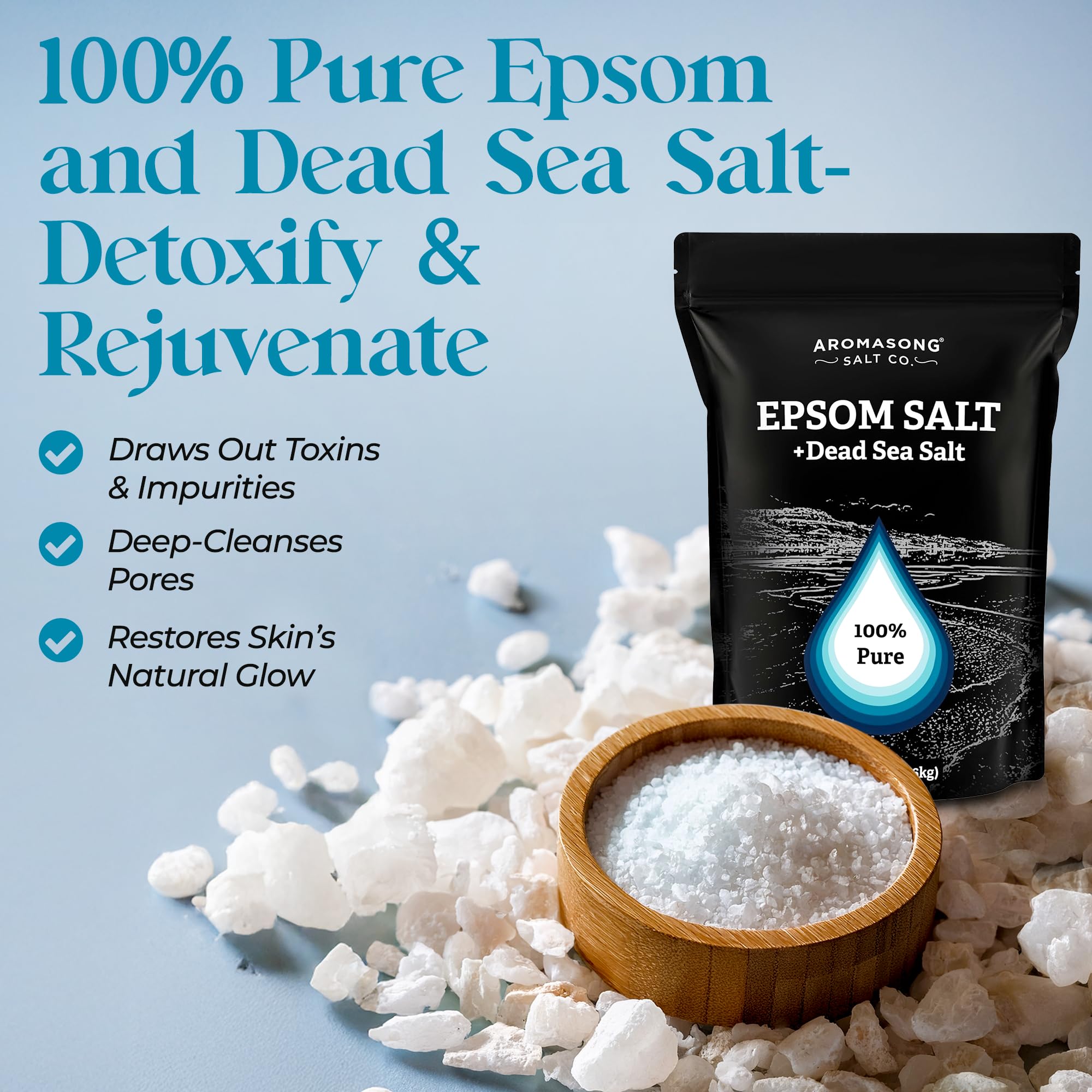 Aromasong Sel Epsom – bain pieds-relaxation après une longue journée