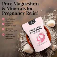 Aromasong flocons magnésie purs bain grossesse hydratent les muscles.