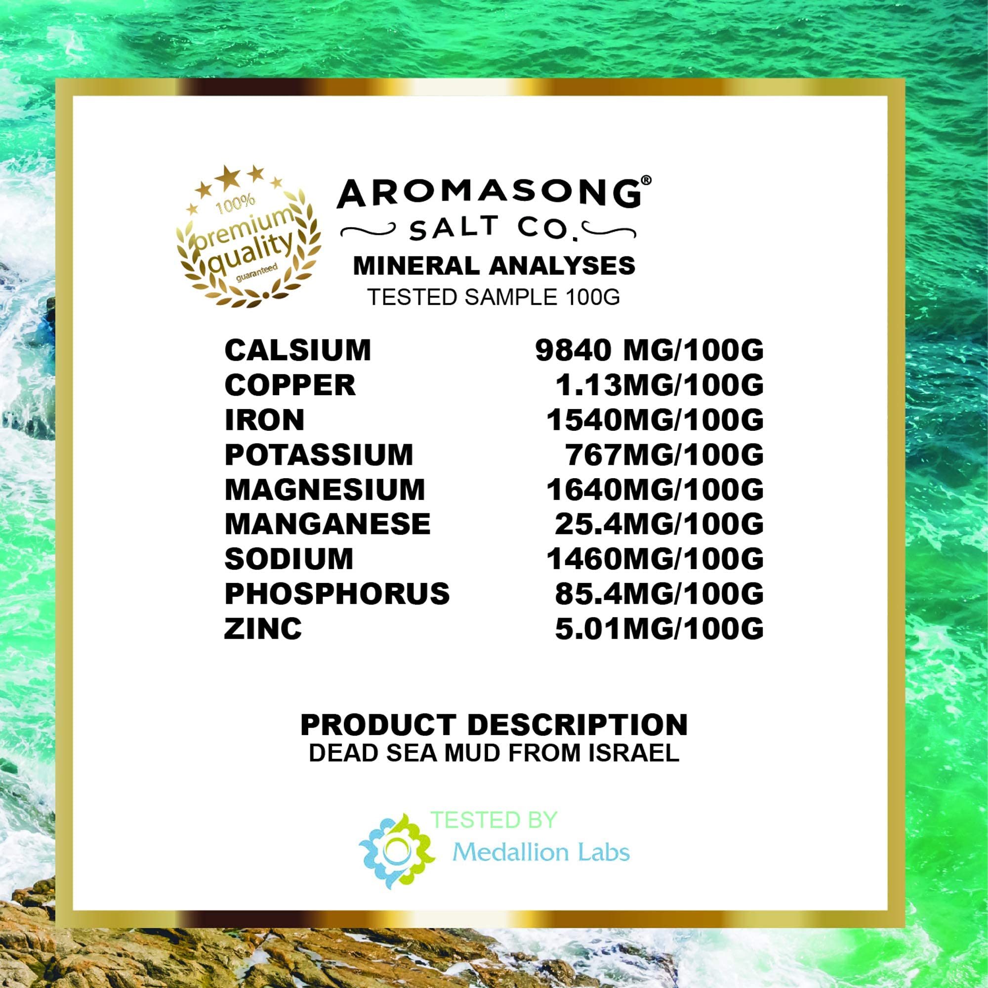 Aromasong Masque Terre-de-la-Mer Texture Liquide: application aisée et absorption rapide.