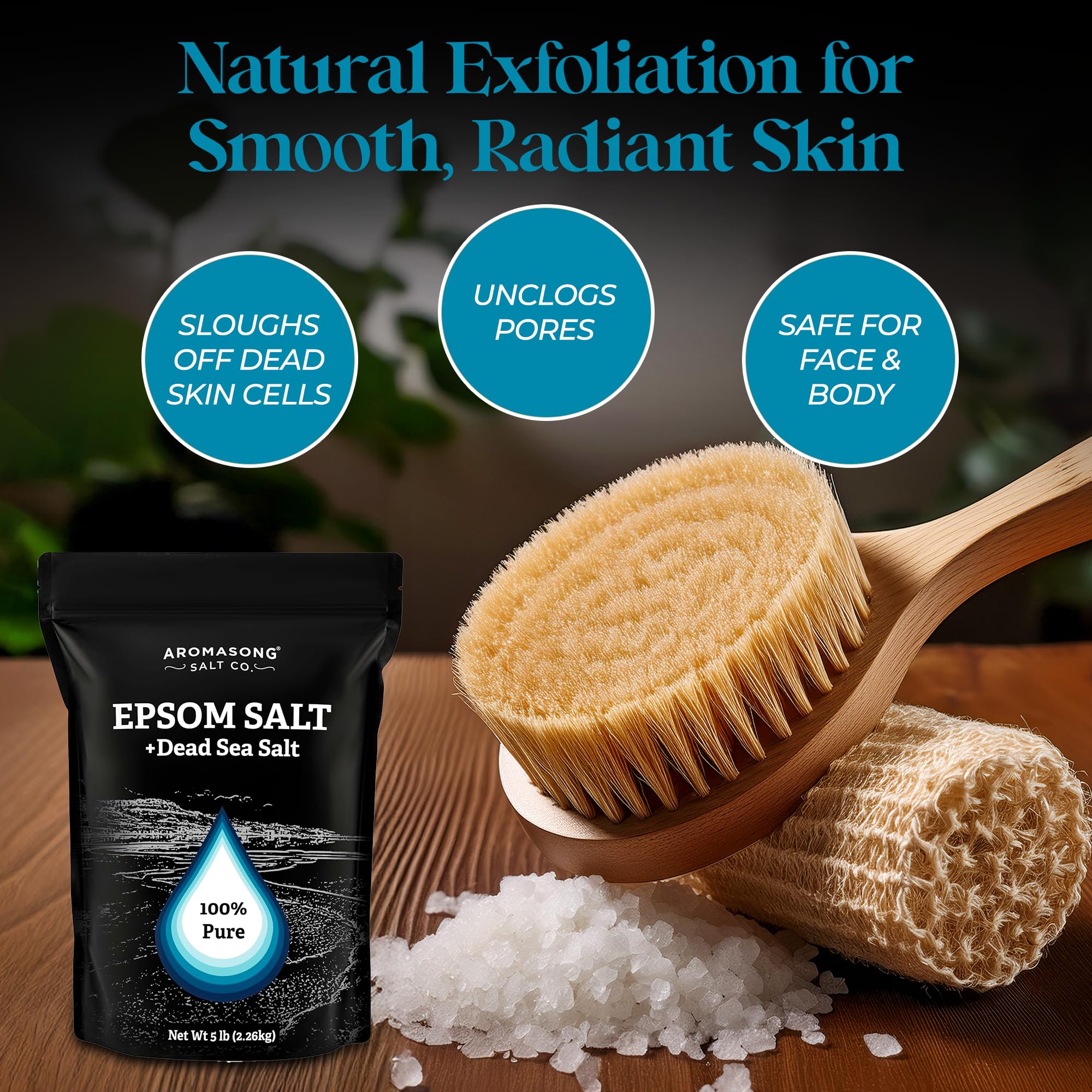 Aromasong Sels Detox – bain détoxifiant à domicile