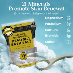 Aromasong Sel Mer Morte magnésium bienfaits pour la peau et le corps