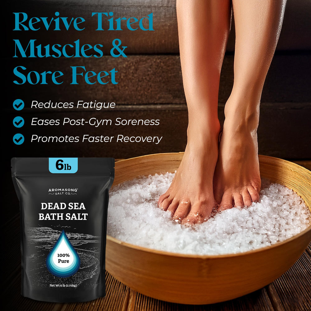 Aromasong Sels Mer Morte – cadeau élégant pour spa à domicile
