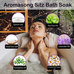 Aromasong : sels mer Morte et epsom nourrissent la peau et apaisent.
