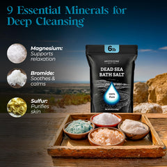 Aromasong Sels Mer Morte – verser facilement dans le bain